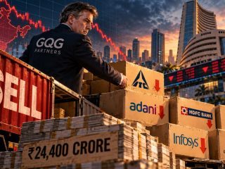 GQG Partners Sells ₹24,400 Crore of Indian Stocks in 2026