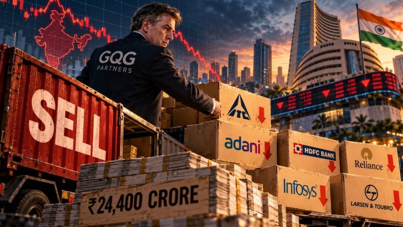 GQG Partners Sells ₹24,400 Crore of Indian Stocks in 2026