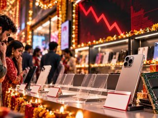 India Smartphone Sales Down 12% This Festive Season