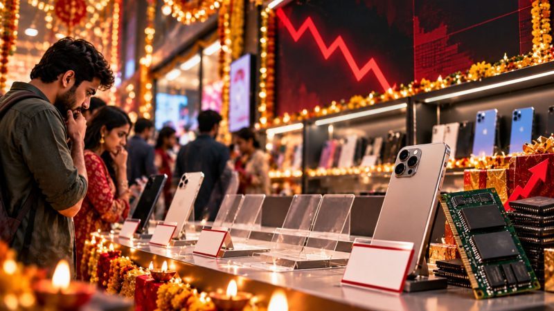 India Smartphone Sales Down 12% This Festive Season