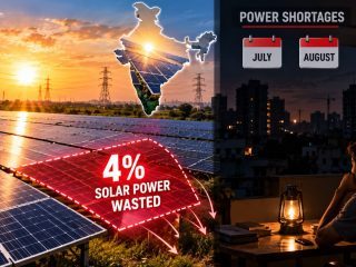 India Wastes 4.2% of Solar Power Amid Grid Bottlenecks and Power Shortages