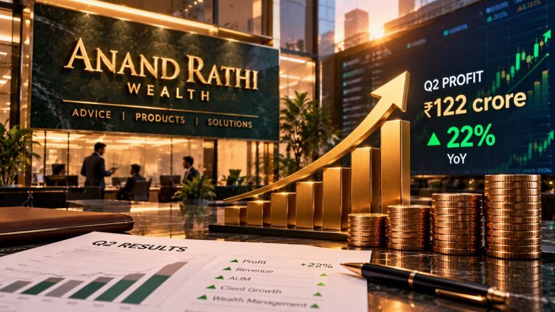 Anand Rathi Wealth Q2 Profit Rises 22% to ₹122 Crore; AUM Hits ₹1.08 Lakh Crore