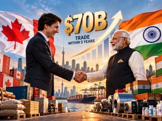 Canada-India Target $70B Bilateral Trade Within 5 Years