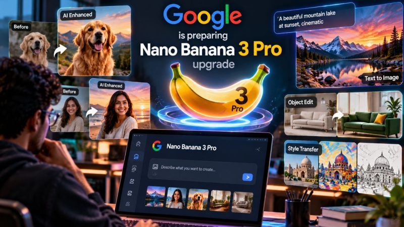 Google Is Preparing Nano Banana 3 Pro Upgrade Based on Gemini 4 Argon