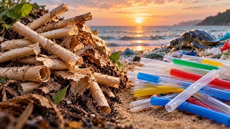 Paper Straws May Be More Harmful to the Environment Than Plastic, Study Finds