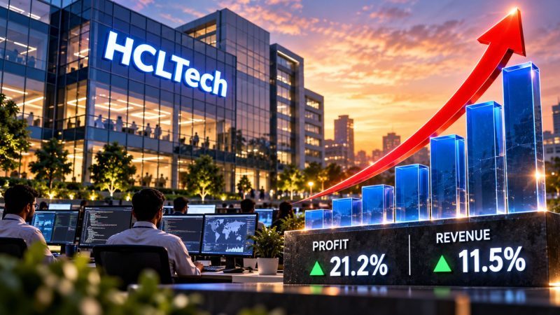 HCLTech Q2 Net Profit Rises 21.2% to ₹5,132 Crore, Revenue Climbs 11.5%