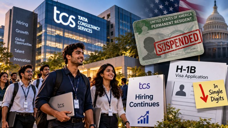 TCS to Hire 15,000 Employees in US Despite Green Card Programme Suspension