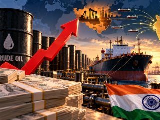 India’s Crude Oil Import Bill Jumps 46% to $90.6 Billion as Global Prices Surge
