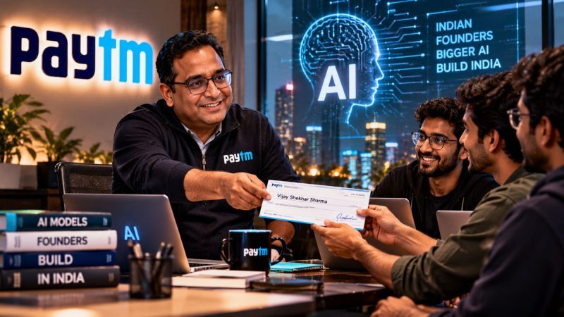 Vijay Shekhar Sharma Offers Personal Cheques to Founders Building AI Models