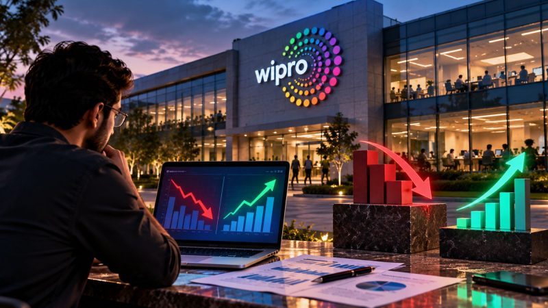 Wipro Q2 Results: Net Profit Falls 4.5% to ₹3,201 Crore as Revenue Rises 1.1%
