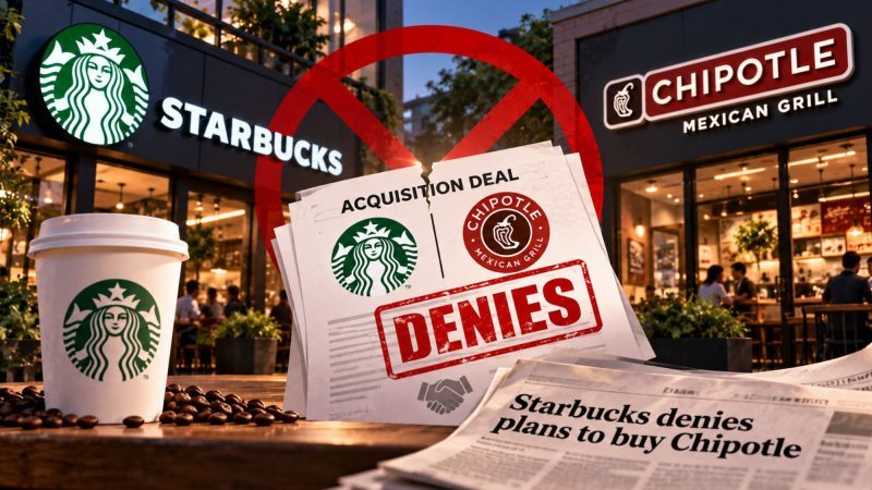 Starbucks Denies Plans to Buy Chipotle, Ending Takeover Rumors