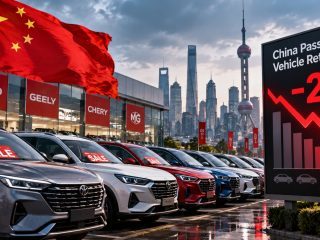 China Passenger Vehicle Retail Sales Fall 24% in September as Auto Market Weakens