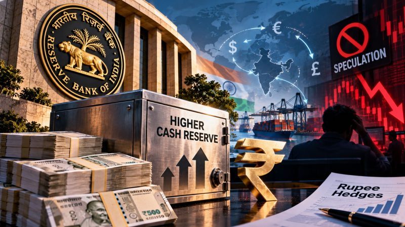 RBI Expands 20% Cash Reserve Rule for Rupee Hedges to Curb Speculation