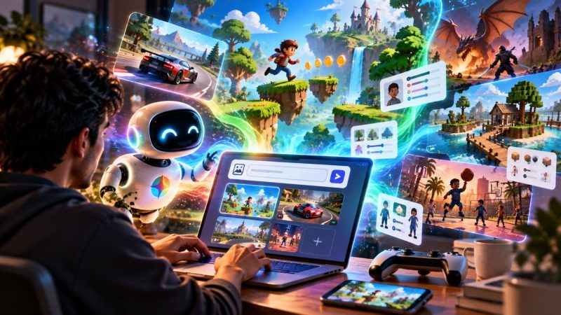 Google Launch Playground, a No-Code AI Platform for Game Creation