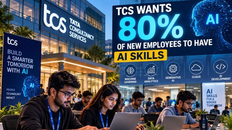 TCS Wants 80% of New Hires to Have AI Skills
