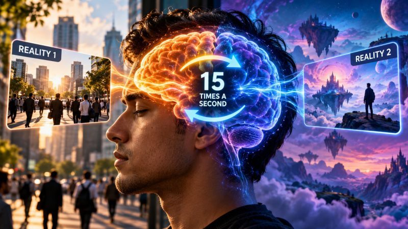 Brain May Be Switching Between Two Realities 15 Times a Second, Study Suggests