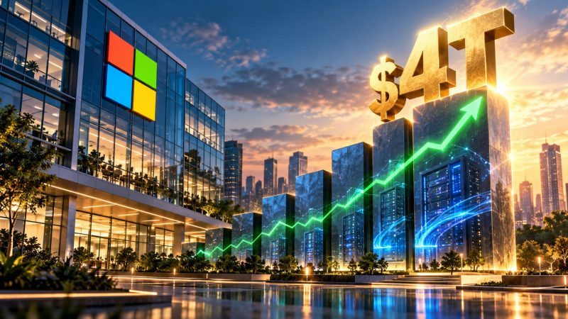 Microsoft Hits $4 Trillion Market Cap as AI and Cloud Confidence Returns