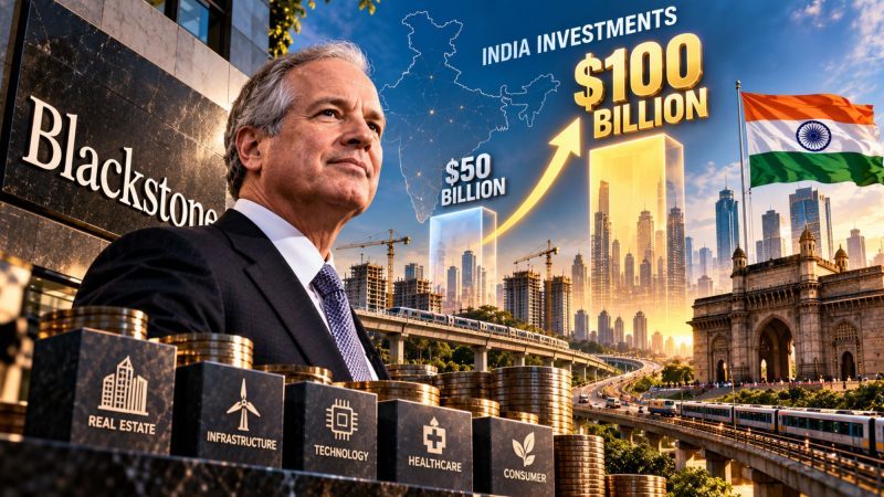 Blackstone Plans to Double India Investments to $100 Billion Over Five Years