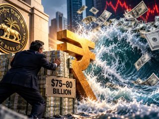 RBI Uses Estimated $75–80 Billion to Defend Rupee as Forex Reserves Decline