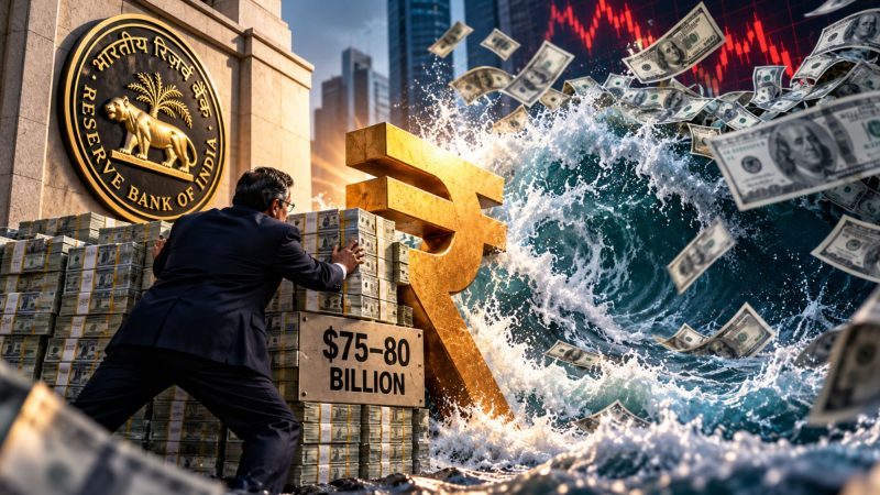 RBI Uses Estimated $75–80 Billion to Defend Rupee as Forex Reserves Decline