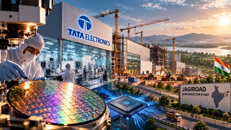 Tata Electronics Advances ₹27,000 Crore Semiconductor Plant in Assam