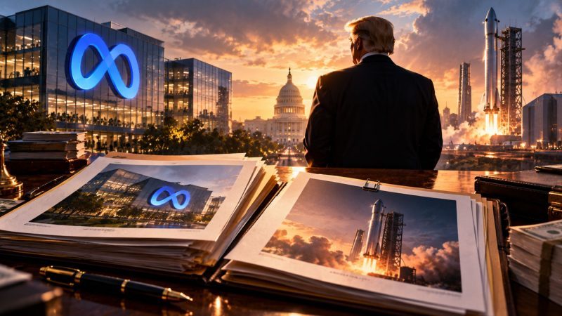 Trump’s Latest Trades Include Up to $25 Million in Meta Stock and $5 Million in SpaceX Debt