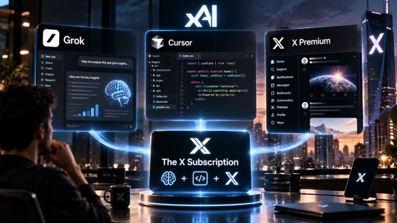 xAI Launches The X Subscription, Bundling Grok, Cursor and X Premium