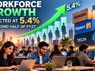 India Workforce Growth Expected at 5.4% in Second Half of FY27, Led by E-Commerce and Tech