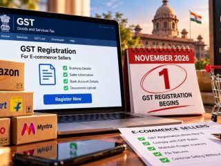 GST Registration for Small E-Commerce Sellers to Begin From November 1