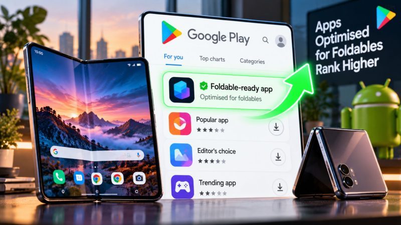 Google Play Will Prioritize Foldable-Ready Apps, Giving Developers a New Ranking Incentive in 2027