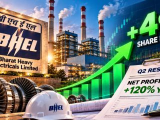 BHEL Shares Jump Nearly 4% as Q2 FY27 Net Profit Surges 120% to ₹810 Crore