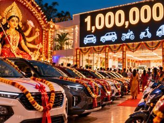 India Sells 1.03 Million Vehicles in Nine Days of Navratri as Two-Wheelers Drive Growth