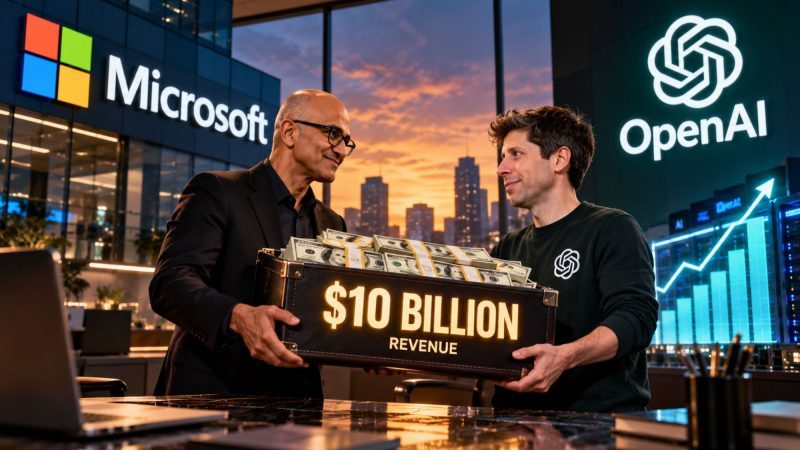 Microsoft Records $10 Billion in Quarterly Revenue From OpenAI