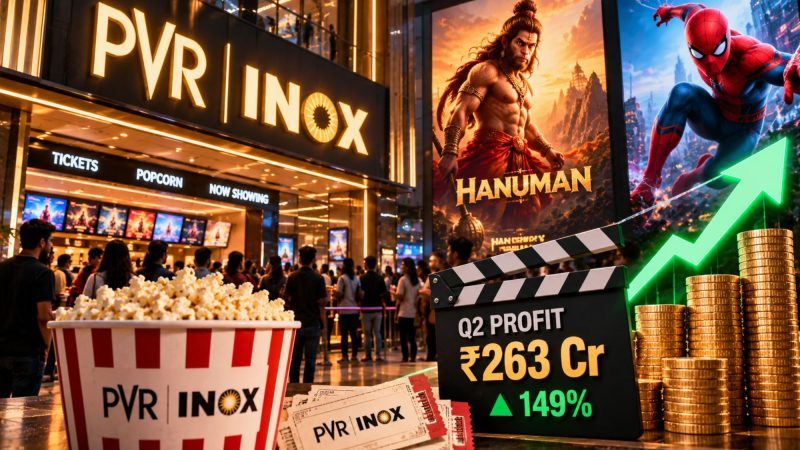 PVR INOX Q2 Profit Surges 149% to ₹263 Crore as Hanuman Ansh and Spider-Man Drive Box Office Growth