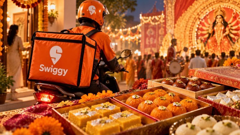 Swiggy Sees 36% Spike in Festive Sweet Orders During Navratri and Durga Puja 2026