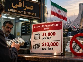 Iran Caps US Dollar Purchases at $1,000 a Day and $10,000 in Total