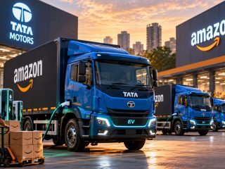 Tata Motors and Amazon Launch 3,000 Electric Trucks in India