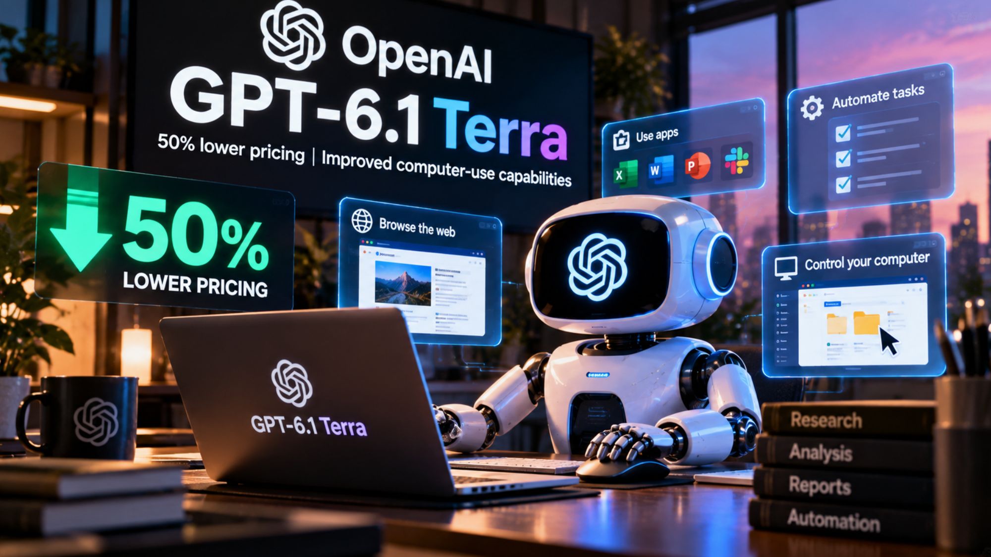 Uding Computer GPT-6.1 Terra: computer use and standard API pricing
