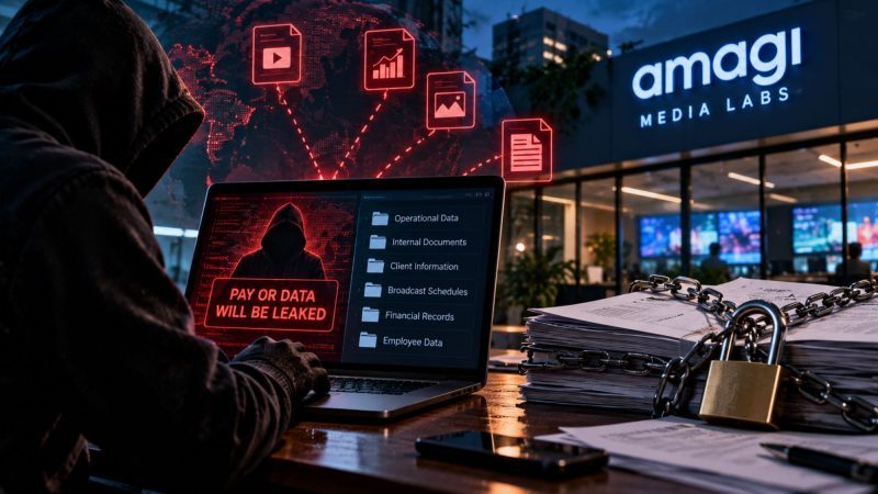 Amagi Media Labs Faces Extortion Attempt After Alleged Theft of Operational Data