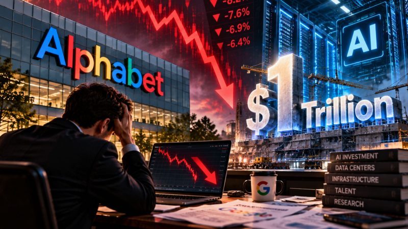 Alphabet Plunges by Record as AI Commitments Top $1 Trillion