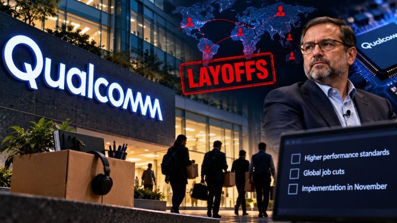 Qualcomm Layoffs: Global Job Cuts Expected to Begin in November as CEO Tightens Performance Standards