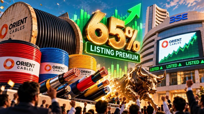 Orient Cables IPO lists at 65% premium