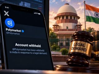 Polymarket’s X Account Withheld in India After Legal Demand