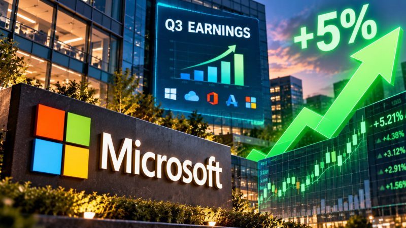 Microsoft Stock Surges More Than 5% After Stronger-Than-Expected Quarterly Earnings