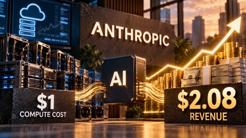 Anthropic Generates $2.08 in Revenue for Every $1 Spent on Compute