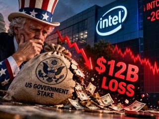 Intel Stock Crash Wipes $12 Billion Off US Government’s Stake