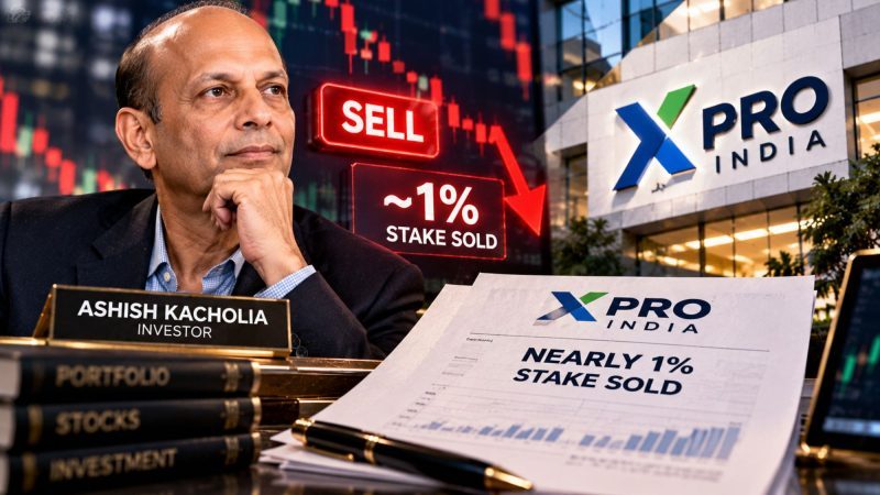 Ashish Kacholia Sells 0.94% Stake in Xpro India for ₹21.53 Crore