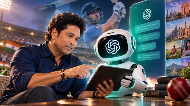Sachin Tendulkar Partners With OpenAI to Boost ChatGPT Adoption Across India