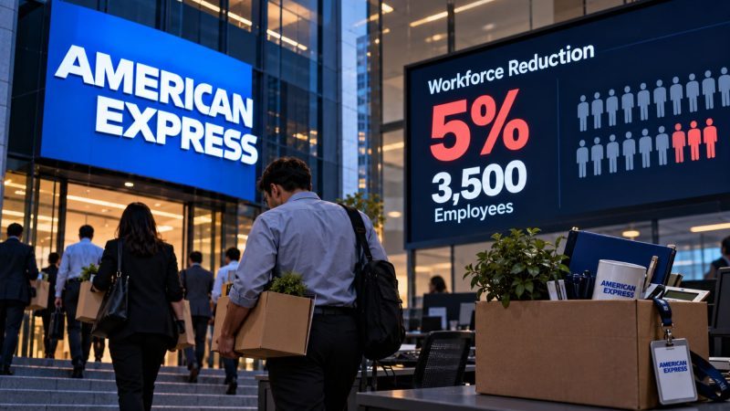 American Express to Cut 5% of Workforce as 3,800 Jobs Face Elimination