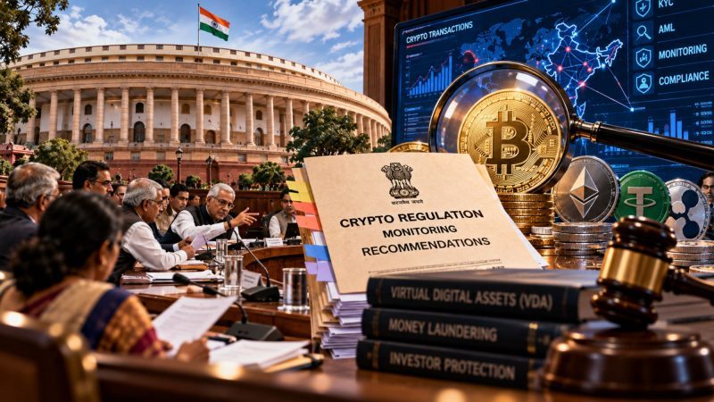 Parliamentary panel may recommend govt for action on monitoring crypto